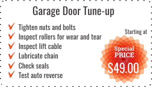 $69 Garage Door Tuneup