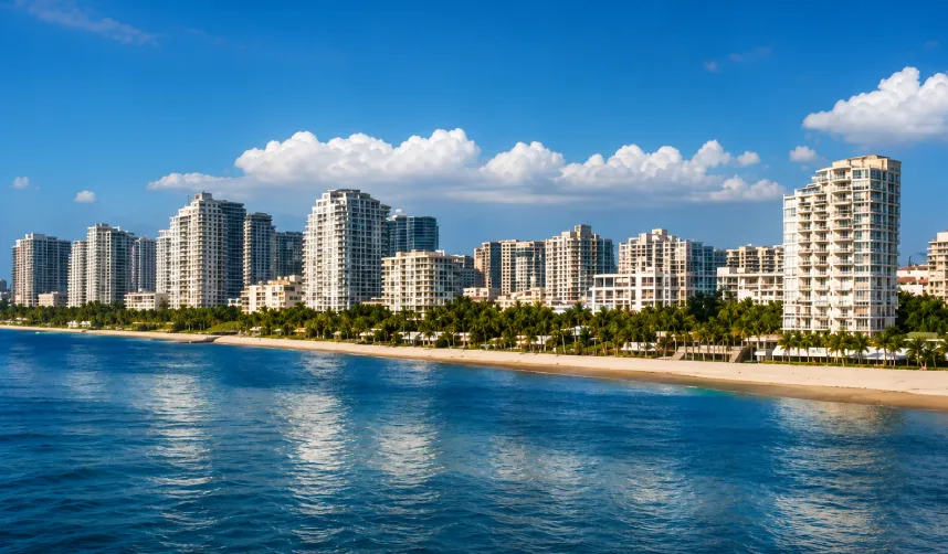 South Palm Beach County skyline